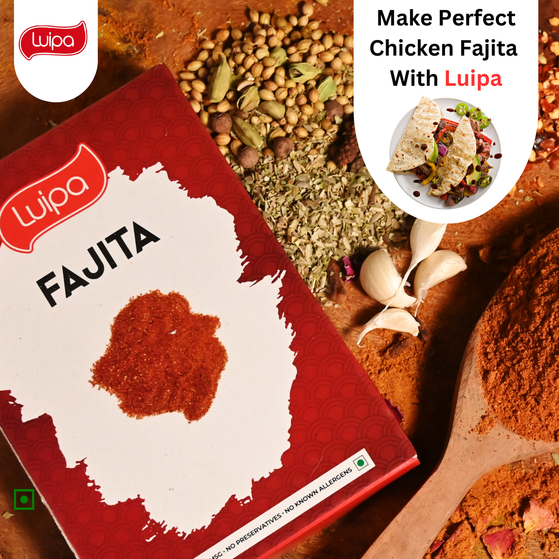 Luipa Original Fajita Seasoning Mix 50g
