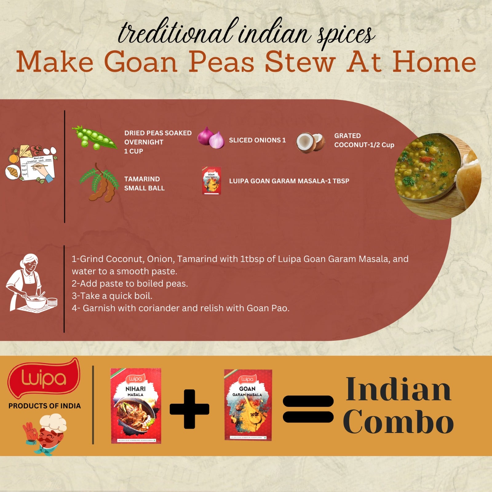 Luipa Goan Garam Masala 50g