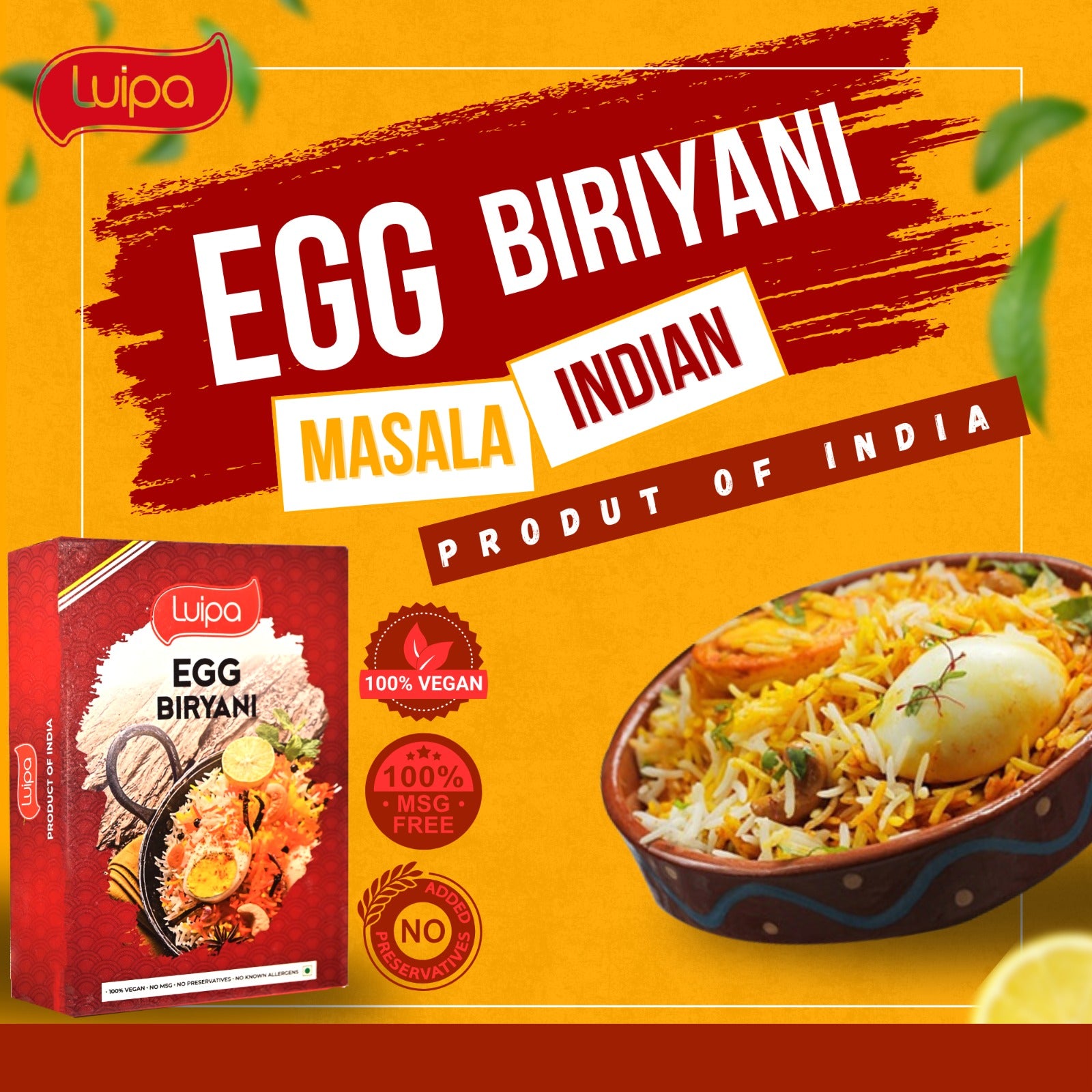 Luipa Egg Biriyani Masala 50g