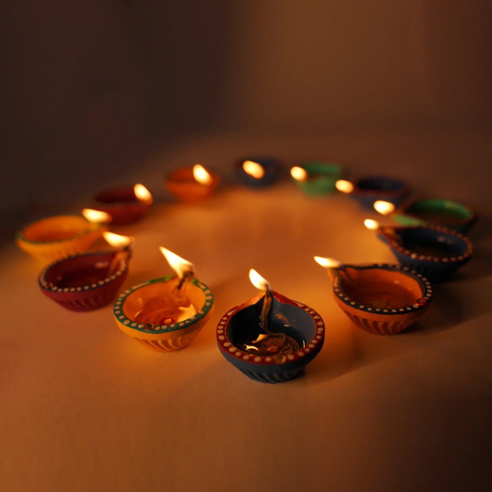 Kota Pottery Diyas (Lamp Set)