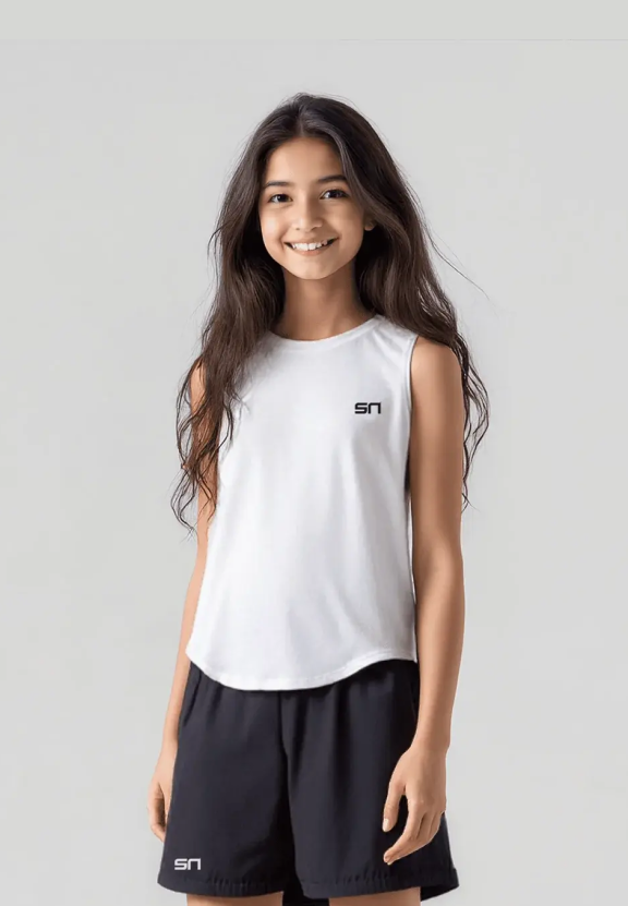 Crossed Back Sports Tank Top