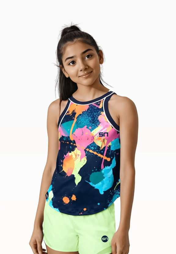 Color blast Sports Tank Top