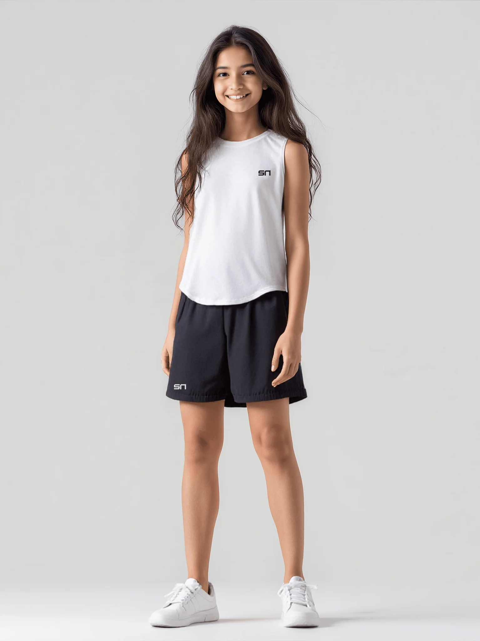 Crossed Back Sports Tank Top