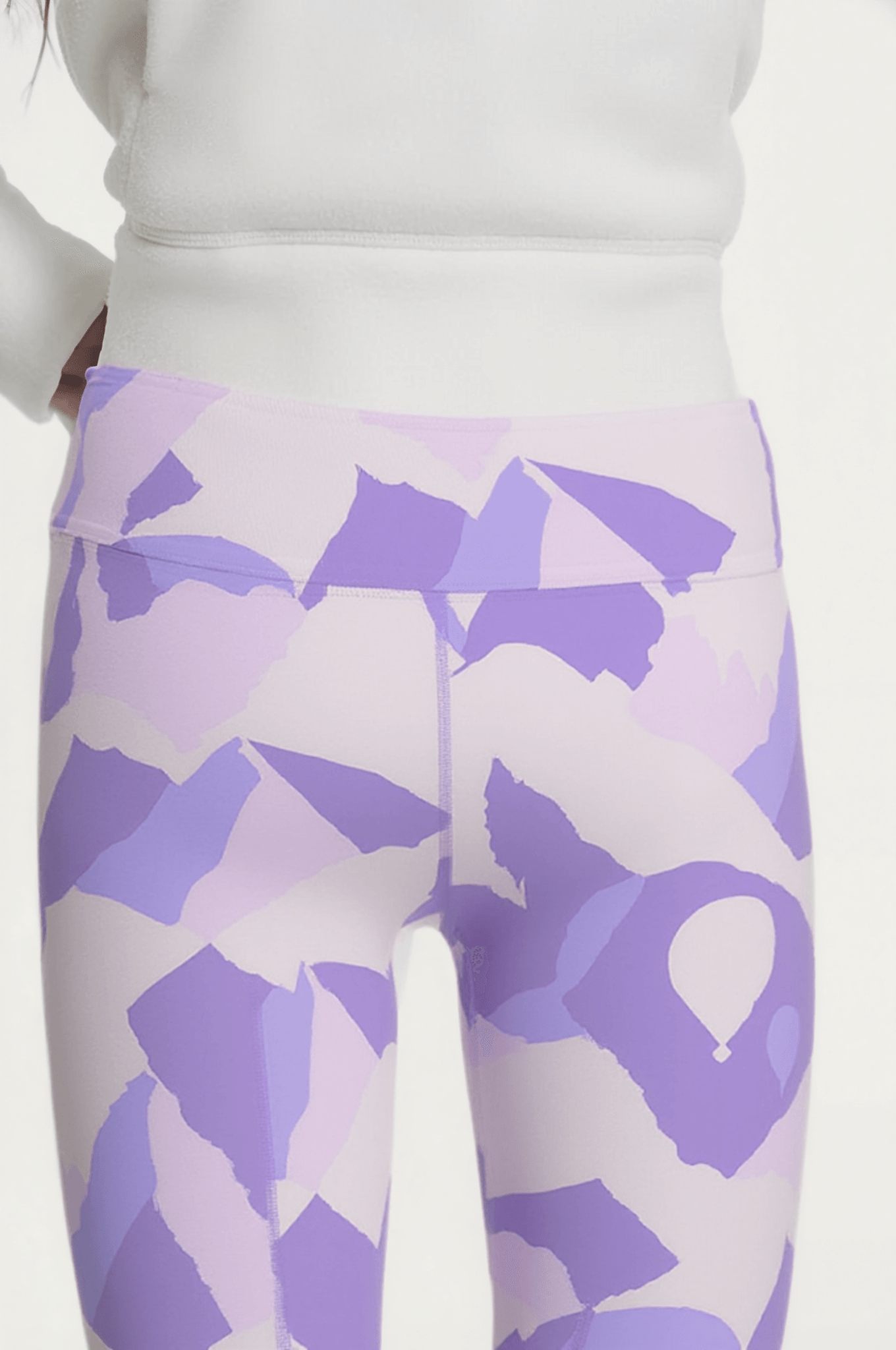Realm Purple Sports legging Blue
