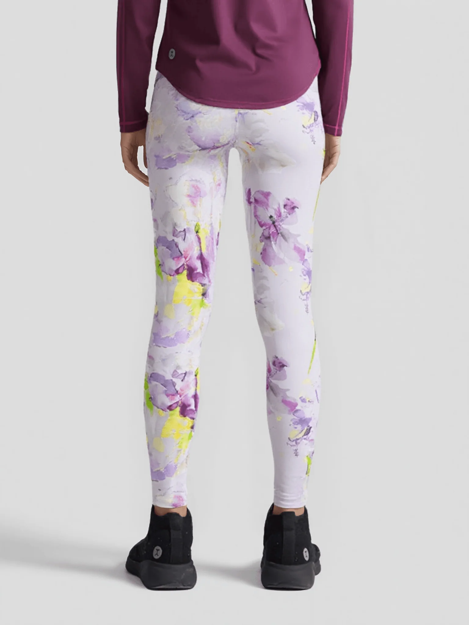 Sports floral twist legging