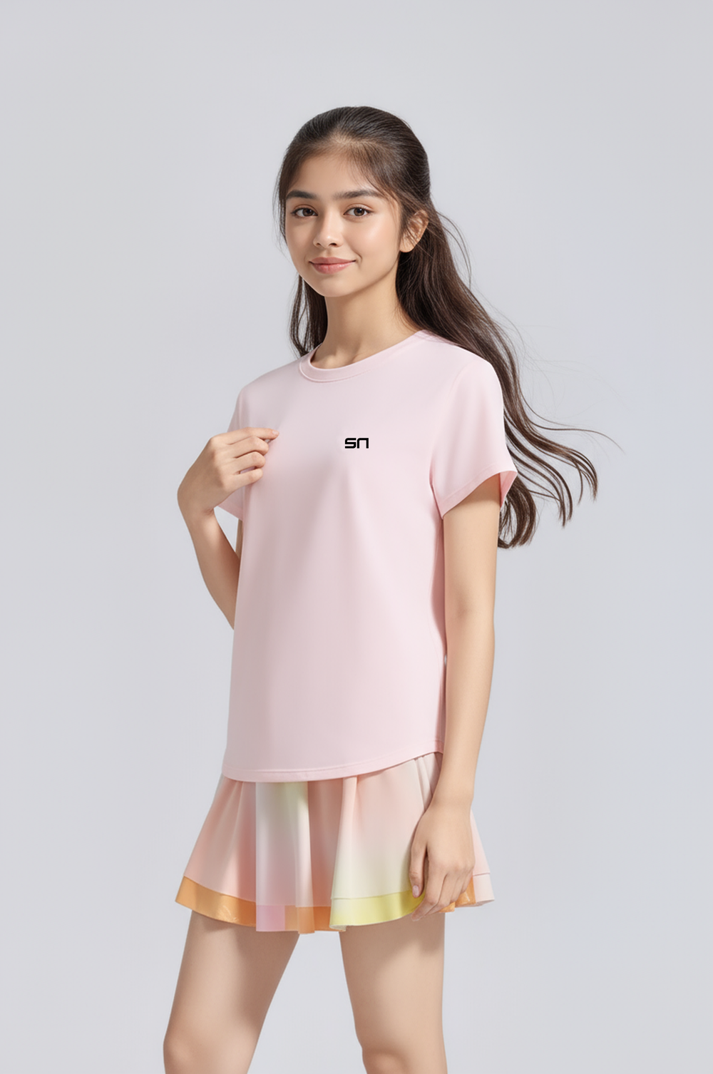 Girls Multi Sport Graphical Casual Tops