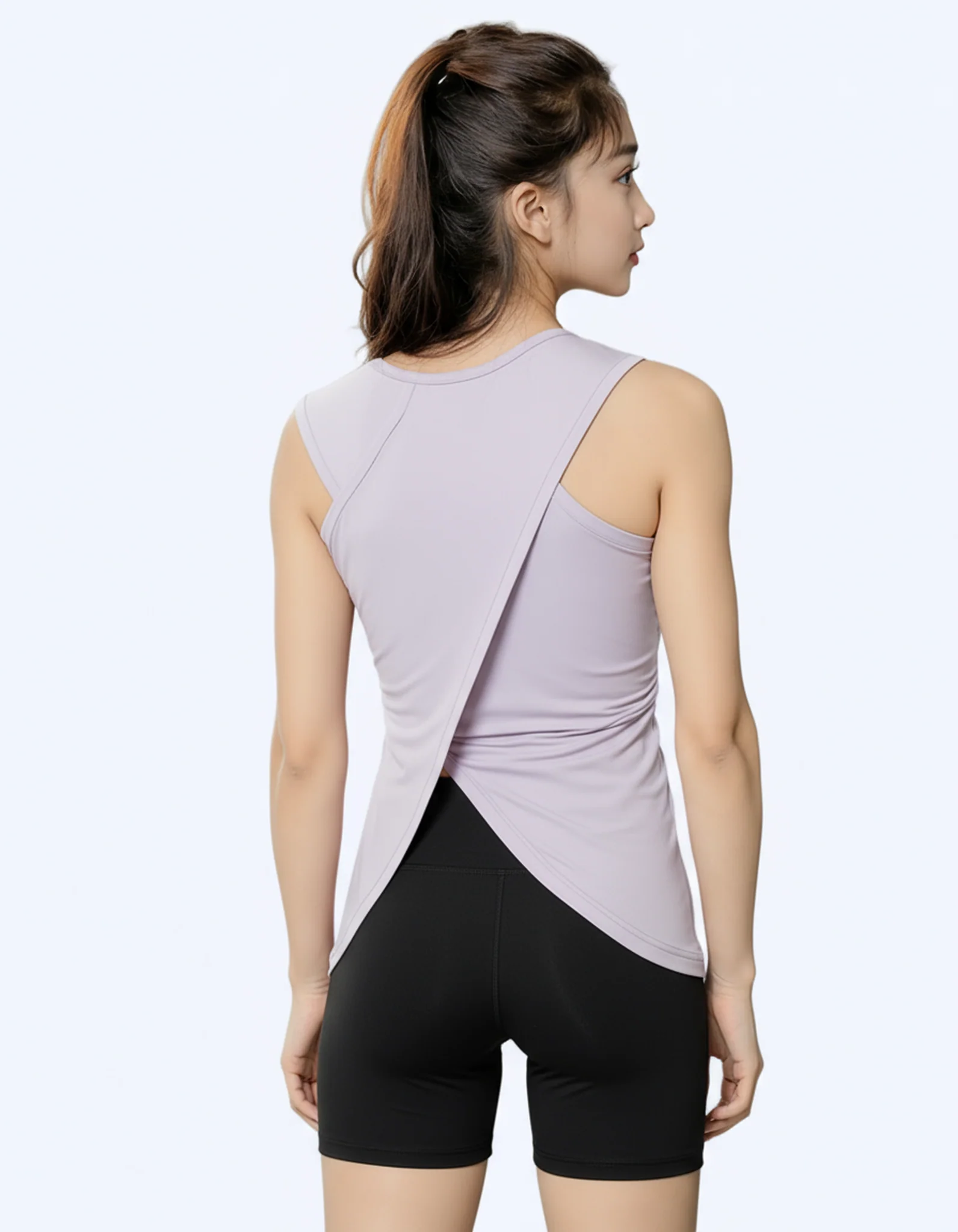 Crossed Back Tank Top